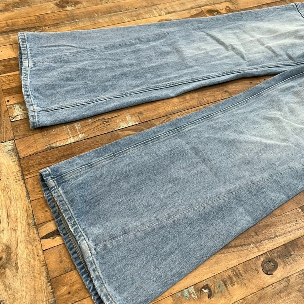 Pistola Jeans High Rise Wide Leg Medium Wash Women's Size 26 - Picture 3 of 16